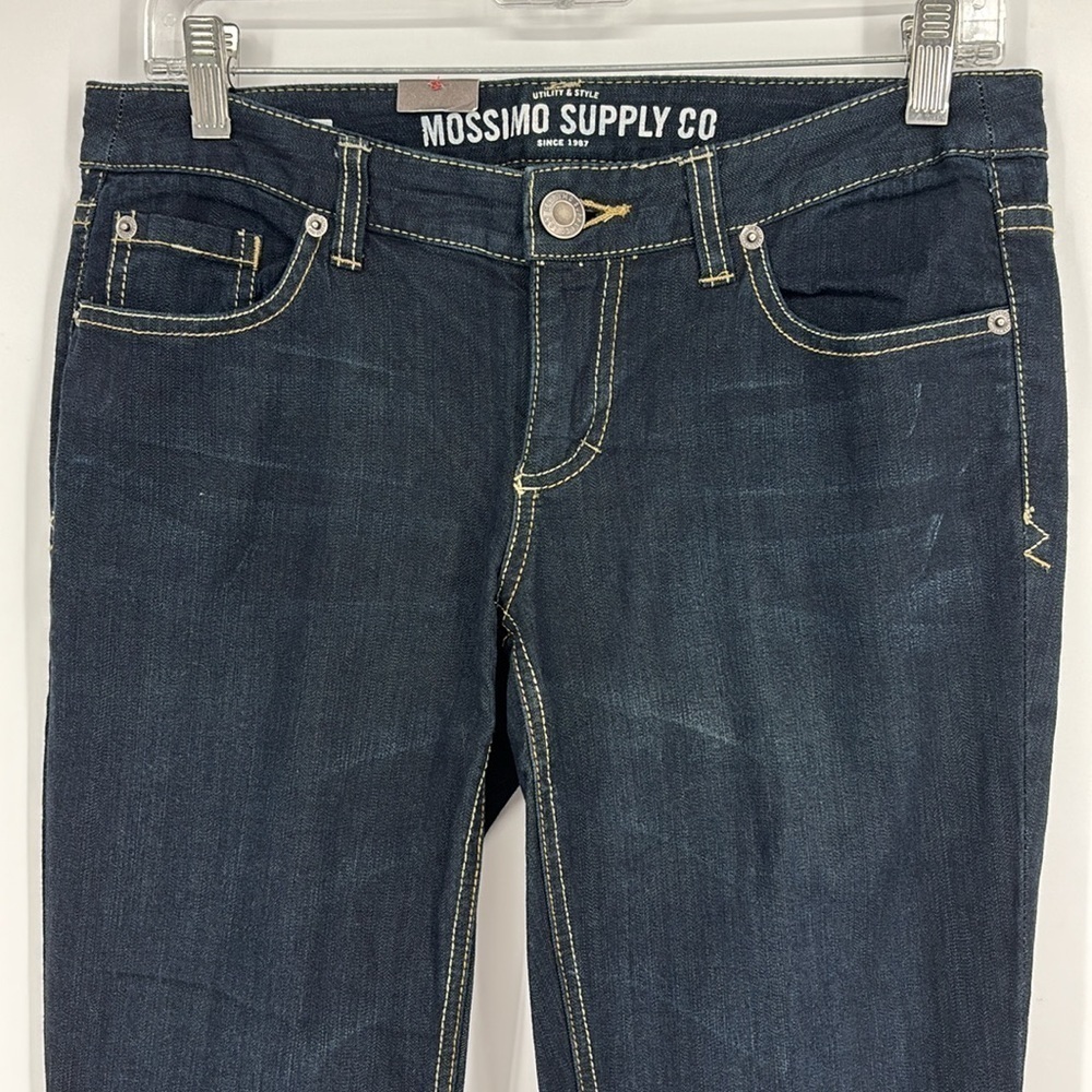 Mossimo Supply Co Low Rise Skinny Jeans Size 7 Regular Dark Wash Indigo NWT! - Picture 2 of 10